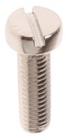 482-9940 RS PRO Slot M5  Cheese Head Brass Machine Screws DIN 84 x 16.0mm