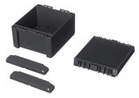 96033234-b-141309-abs-7024 Bopla Bocube Series Graphite Grey ABS Enclosure, IP66, IP68, Graphite Grey Lid, 151 x 125 x 90mm