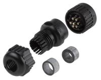 934127100-ca-6-ld Hirschmann Circular Connector, 7 Contacts, Cable, M22 Connector, Socket, Female, IP67, CA Series