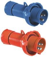 pkx32m735 Schneider Electric, PratiKa IP67 Red Cable Mount 3P + N + E Industrial Power Plug, Rated At 32A, 415 V