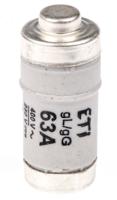 2212005 ETI 63A D02 Neozed Fuse, E18 Thread Size, gG, 400V ac