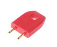 d3086-99 HARWIN Shorting Link Male Straight Red Closed Top 2 Way 1 Row 5.08mm Pitch