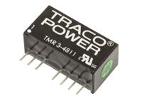 tmr-3-4811 TRACOPOWER TMR 3 DC-DC Converter, 5V dc/ 600mA Output, 36 → 75 V dc Input, 3W, Through Hole, +85°C Max Temp
