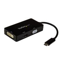cdpvgdvhdbp StarTech.com USB C to DVI, HDMI, VGA Adapter, USB 3.1, 1 Supported Display(s) - 4K @ 30Hz