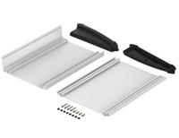 92850250hmt1-atph-1850-0250 Bopla Alu-Topline Series Black Aluminium Desktop Enclosure, Sloped Front, 150 x 181.2 x 53.2mm