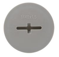 52006150 Lapp Blanking Plug, M40, Fibreglass Nylon, 46mm Diameter, Threaded