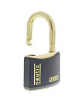 xr0084-40 ABUS Key Weatherproof Brass Safety Padlock, 6mm Shackle, 40mm Body