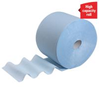 7200 Kimberly Clark WypAll L10 General Clean  Wiper Roll Blue Paper Towel, 380 x 235mm, 1000 Sheets