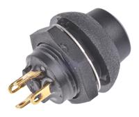 p9-613122 Otto Push Button Switch, Momentary, Panel Mount, SPDT, 28V dc, IP64