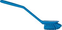 42373 Vikan Medium Bristle Blue Scrubbing Brush, 23mm bristle length, PET bristle material