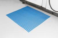 cs020905 Coba Europe Blue Anti-Slip PVC Mat, Cross Ribbed Finish 5m x 0.9m x 12mm