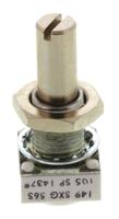 14910f0gjsx10105ka Vishay 149 1MΩ Rotary Potentiometer 1-Gang, Panel Mount (Through Hole), 14910F0GJSX10105KA