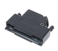 d45zk25-bk-k MH Connectors MHD45ZK-BK Series Zinc Angled D Sub Backshell, 25 Way, Strain Relief