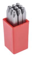 875-4714 RS PRO 2.5mm x 9 Piece Engraving Number Punch Set, (0 → 8)