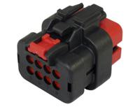 776532-1 TE Connectivity, AMPSEAL 16 Automotive Connector Socket Red Cable Mount 8 Way