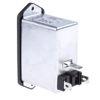 fn282-6-06 Schaffner 6A, 250 V ac Male Panel Mount IEC Filter 2 Pole FN282-6-06, Faston 2 Fuse