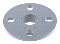 729733110 Georg Fischer Plastic Pipe Fitting Full Face Flange, 1 1/2in