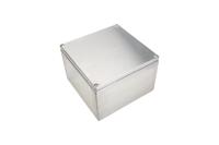 758-7059 RS PRO Unpainted Stainless Steel Terminal Box, IP66, 175 x 175 x 120mm