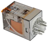 601384000040 Finder Plug-In Mount Relay, 400V ac Coil, 6A Switching Current, 3PDT, 3PDT