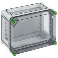 01000101 Spelsberg GTi Series Grey Polycarbonate Enclosure, IP65, IK08, Transparent Lid, 320 x 220 x 179mm