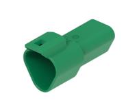 dt04-3p-te03 TE Connectivity, DT04-3P Automotive Connector Plug Green Cable 3 Way, Cable Termination DT04-3P-TE03