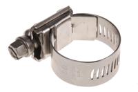 htm30p HI-TORQUE Stainless Steel Slotted Hex Worm Drive, 16mm Band Width, 20 → 30mm ID
