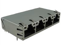 rjmg163218101nr Amphenol Communications Solutions RJMG Series Female RJ45 Connector, Through Hole Right Angle 1 Port 8 -Way