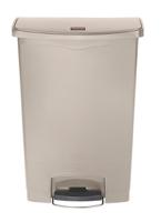 1883552 Rubbermaid Commercial Products Slim Jim 90L Beige Pedal Polyethylene, Polypropylene Waste Bin