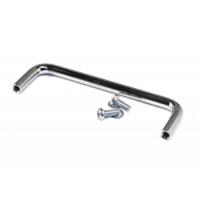 1427u3 Hammond Chrome Steel Drawer Handle 38 mm Height, 122mm Width, 8mm Length