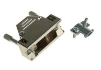 2801-0106-02 MH Connectors MHED Series ABS D Sub Backshell, 15 Way, Strain Relief
