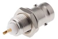 r142562000 Radiall Straight 75Ω Panel Mount BNC Connector, jack, Nickel, Solder Termination