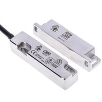 138022 IDEM CMR Series Magnetic Non-Contact Safety Switch, 250V ac, 316 Stainless Steel Housing, 2NC, 5m Cable