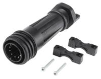pxa92110p Bulgin Circular Connector, 10 Contacts, Cable, Standard Connector, Plug, Male, IP68, Buccaneer 900 Series