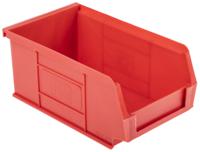 484-4006 RS PRO PP Storage Bin, 167mm x 101mm x 76mm, Red