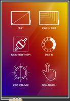 4dlcd-32320240 4D Systems 4DLCD-32320240 TFT LCD Colour Display, 3.2in, 240 x 320pixels