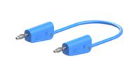 641032-10023 Staubli Test lead, 19A, 30 → 60V, Blue, 100cm Lead Length