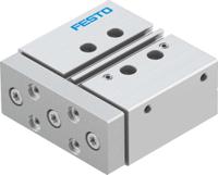 dfm-20-25-p-a-gf Festo Pneumatic Guided Cylinder - 170841, 20mm Bore, 25mm Stroke, DFM Series, Double Acting