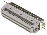 09664286700 HARTING 37 Way Right Angle Cable Mount D-sub Connector Plug, 2.77mm Pitch