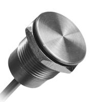 mpz019f Bulgin Piezo Switch, Momentary, IP68, IP69K, Wire Lead, 1 A @ 24 V dc, -40 → +85°C Grey
