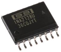 ina2128ua INA2128UA Texas Instruments, Instrumentation Amplifier, 125μV Offset 1.3MHz, 16-Pin SOIC