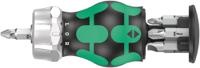 05008885001 Wera Screwdriver Handle With Bits 6 Pieces, Phillips, Slotted