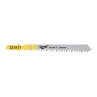 4932254071 3 Teeth Per Inch Plastic, Wood 75mm Cutting Length Jigsaw Blade, Pack of 5