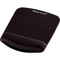 9252003 Fellowes Black Fluoropolymer Mouse Pad & Wrist Rest 238.1 x 184.2 x 25.4mm 25.4mm Height