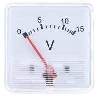 f3pam1801-15v HOBUT Analogue Voltmeter DC ±8 %, 41.5 (Dia.) mm