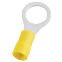 178-8671 RS PRO Insulated Ring Terminal, 10.5mm Stud Size, 4mm² to 6mm² Wire Size, Yellow