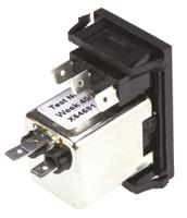 bzv01a062002 Bulgin 6A, 250 V ac Male Snap-In IEC Filter BZV01/A0620/02 1 Fuse