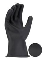 rig011b100 Ansell RIG011B Black Latex Electrical Insulating Gloves, Size 10, Latex Coating