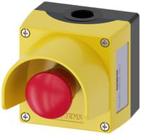 3su1851-0nc00-2ac2 Siemens SIRIUS ACT 3SU18 Series Twist Release Emergency Stop Push Button, Surface Mount, 22mm Cutout, SPDT, IP66, IP67,