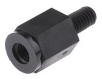 htsn-m4-10-8-2 Essentra Standoff, M4 Thread, 10mm Body, Nylon, Male/Female