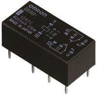 g6ak-274p-st-us-24dc Omron PCB Mount Latching Signal Relay, 24V dc Coil, 500mA Switching Current, DPDT